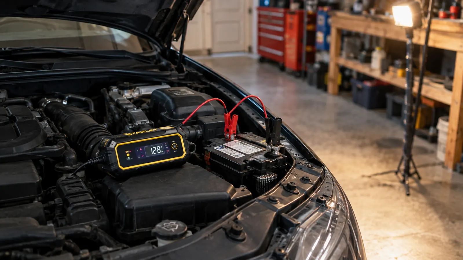 How to Charge a Car Battery With a Smart Battery Charger